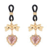 Generique Pince-Tétons Heart Diamond Rose